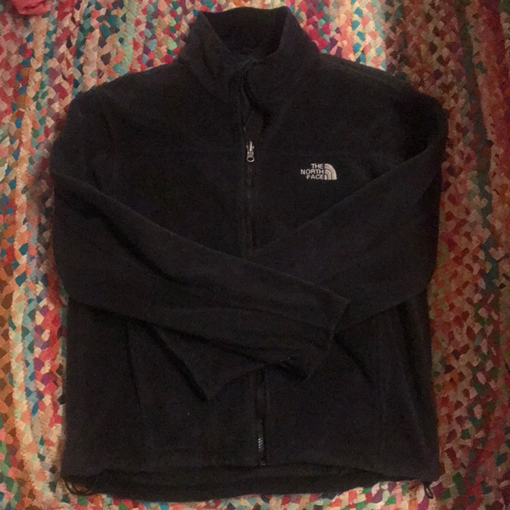North Face Black Zip-Up Fleece 🖤